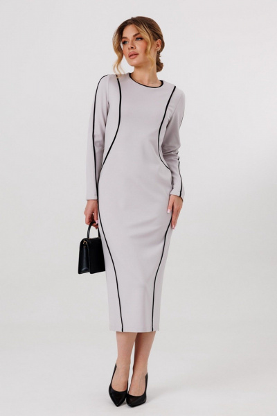 Платье Faufilure C1796 серый - фото 1