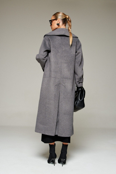 Пальто Beautiful&Free 7019 графит - фото 9