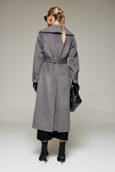 Пальто Beautiful&Free 7019 графит - фото 8