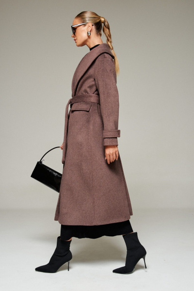 Пальто Beautiful&Free 7019 какао - фото 11