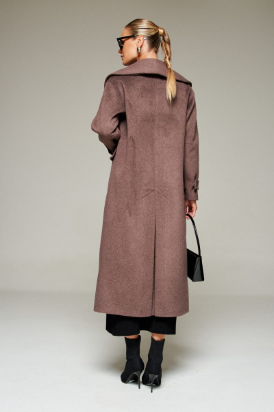 Пальто Beautiful&Free 7019 какао - фото 8
