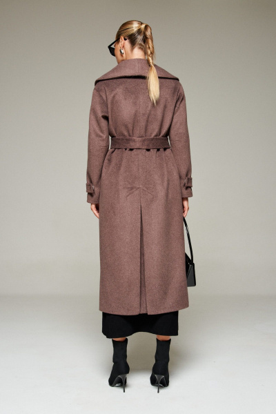 Пальто Beautiful&Free 7019 какао - фото 7