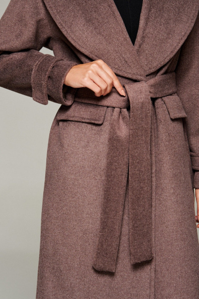 Пальто Beautiful&Free 7019 какао - фото 6