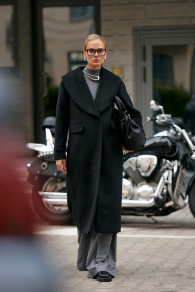 Пальто Beautiful&Free 7019 черный - фото 1