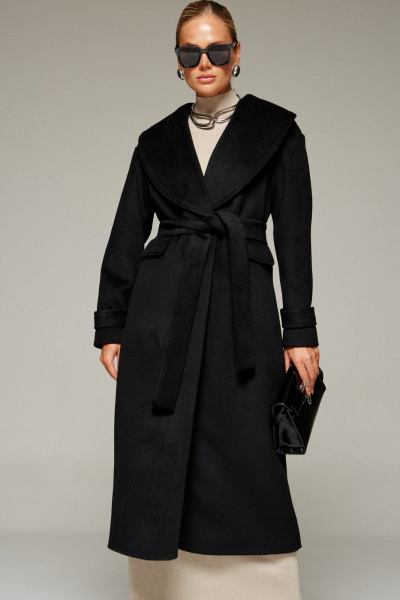 Пальто Beautiful&Free 7019 черный - фото 6