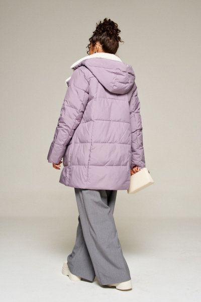 Пальто Beautiful&Free 8020 лиловый - фото 9