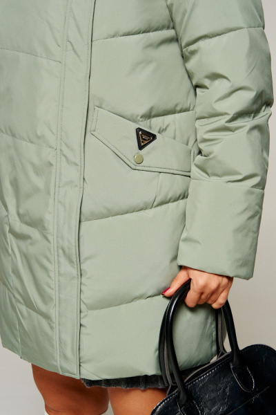 Пальто Beautiful&Free 8020 мятный - фото 7