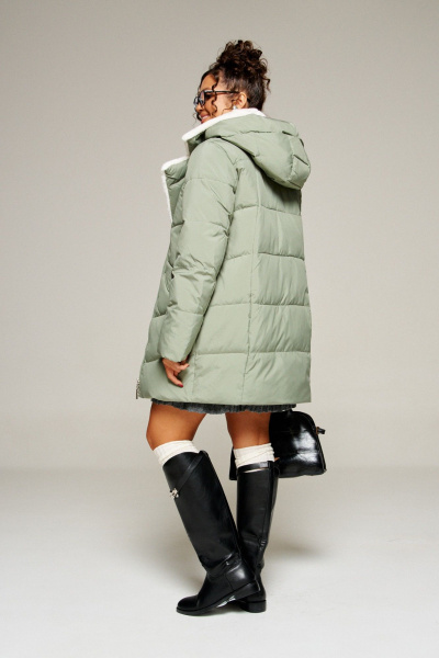 Пальто Beautiful&Free 8020 мятный - фото 11