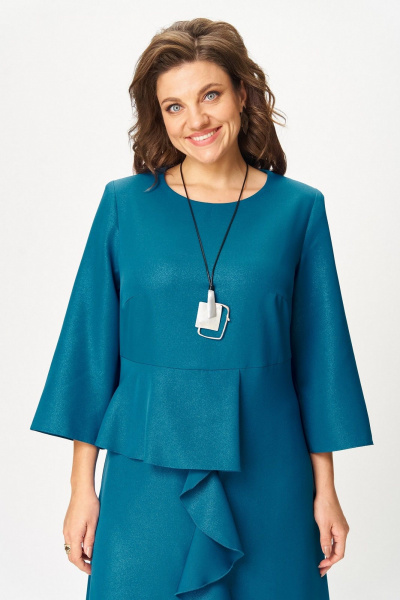 Платье Koketka i K 1520-1 бирюза - фото 6