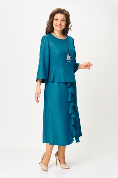 Платье Koketka i K 1520-1 бирюза - фото 4