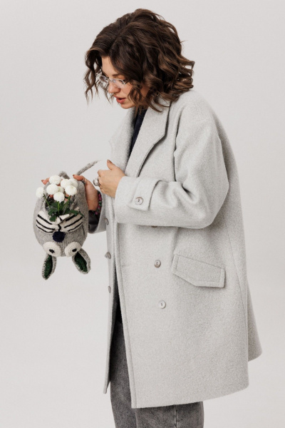 Пальто Anelli 1495 горный_туман - фото 3