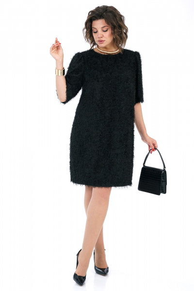 Платье Alani Collection 2386 черный - фото 6