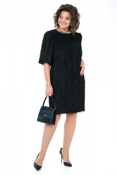 Платье Alani Collection 2386 черный - фото 5