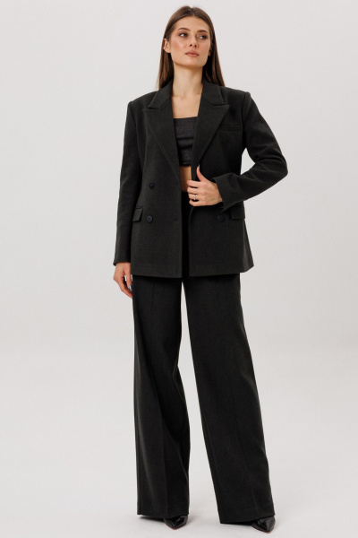 Брюки DNM 040 драп_серо-черный - фото 5