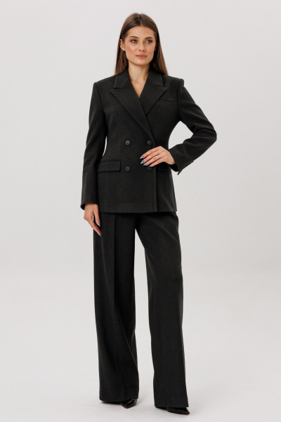 Брюки DNM 040 драп_серо-черный - фото 1