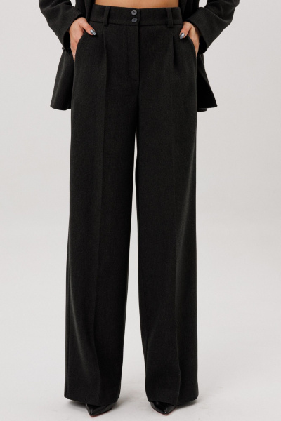 Брюки DNM 040 драп_серо-черный - фото 2