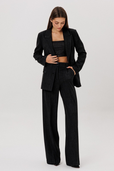 Брюки DNM 040 черная_полоска - фото 1