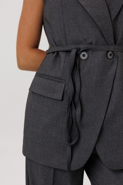 Жилет DNM 042 серый - фото 3