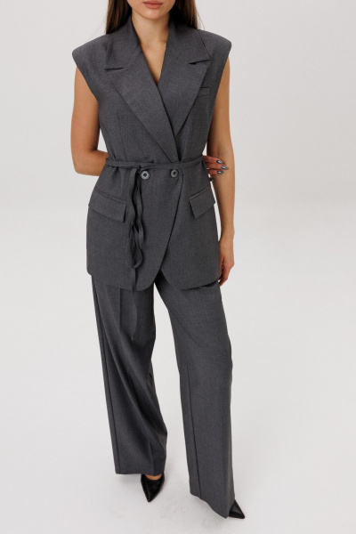 Жилет DNM 042 серый - фото 5