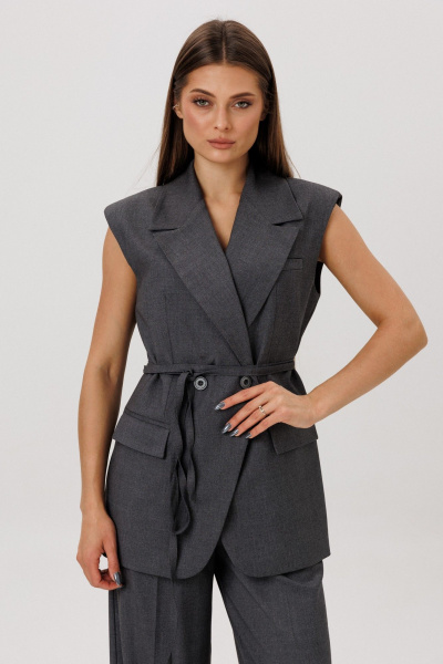 Жилет DNM 042 серый - фото 1