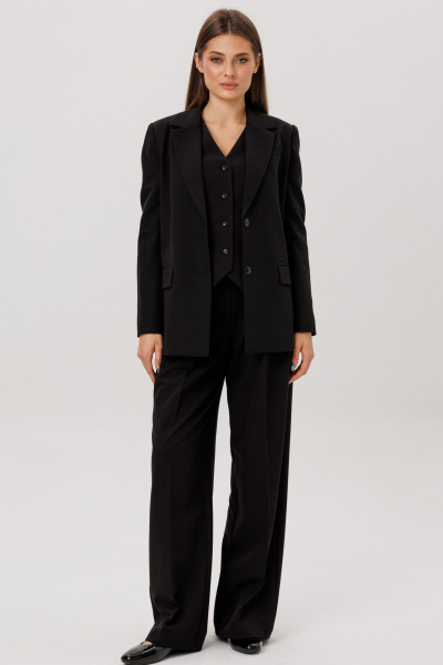 Жакет свободного кроя с подплечниками и подкладкой DNM 031 - фото 1