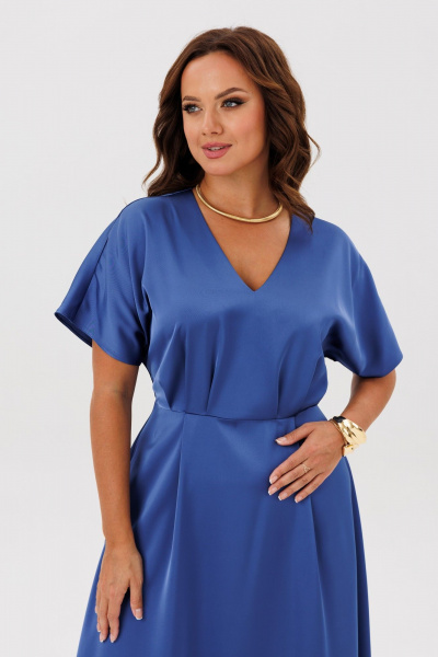 Платье ANIDEN 712-4 синий - фото 5