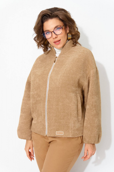 Брюки, бомбер Liliana 1481БрПн кэмел - фото 9