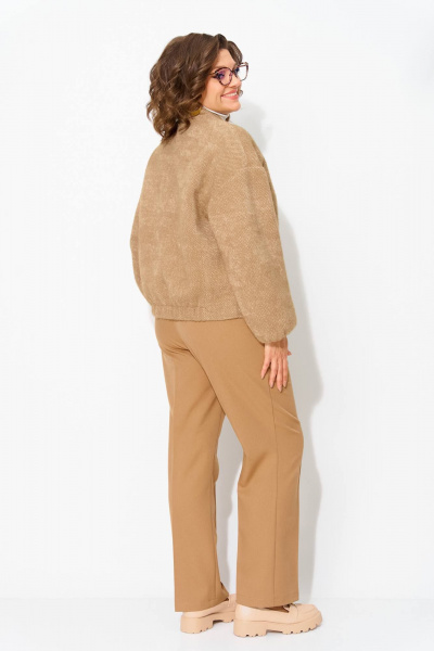 Брюки, бомбер Liliana 1481БрПн кэмел - фото 8