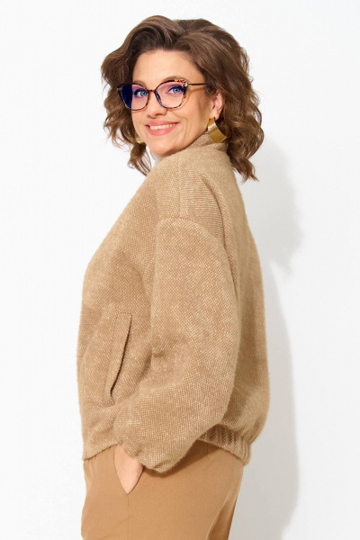 Брюки, бомбер Liliana 1481БрПн кэмел - фото 7