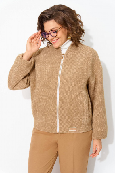 Брюки, бомбер Liliana 1481БрПн кэмел - фото 6