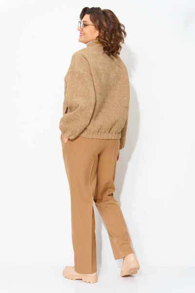 Брюки, бомбер Liliana 1481БрПн кэмел - фото 4