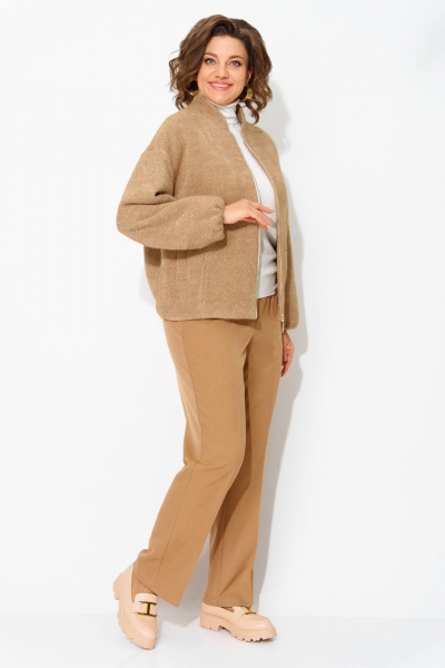 Брюки, бомбер Liliana 1481БрПн кэмел - фото 2