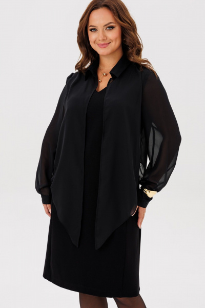 Платье ANIDEN 714-1 черный - фото 4