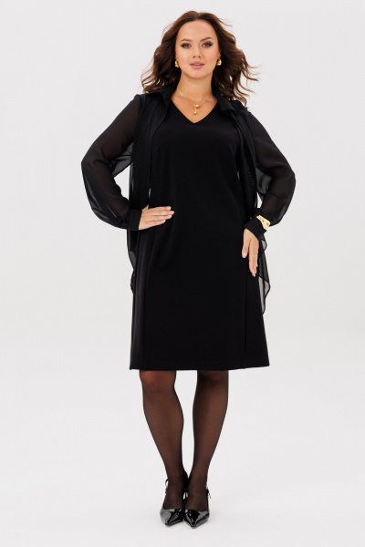 Платье ANIDEN 714-1 черный - фото 1