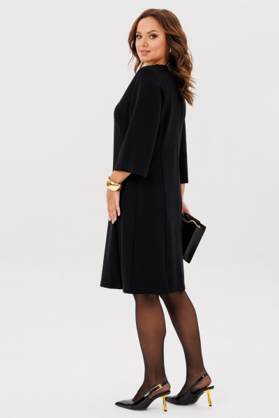 Брошь, платье ANIDEN 716-1 черный - фото 11