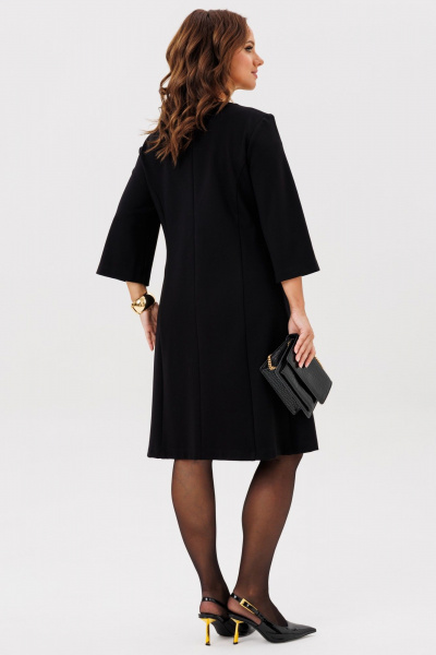 Брошь, платье ANIDEN 716-1 черный - фото 10