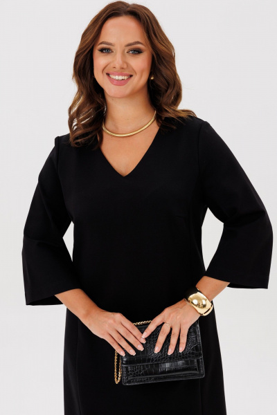 Брошь, платье ANIDEN 716-1 черный - фото 9