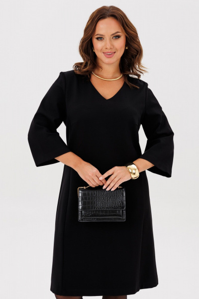 Брошь, платье ANIDEN 716-1 черный - фото 8