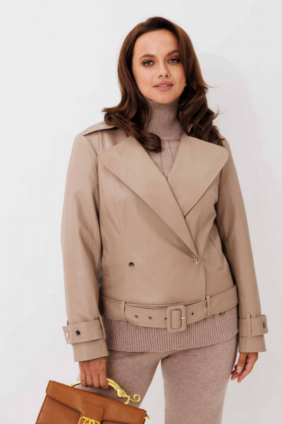 Жакет Mislana 1253 бежевый - фото 1