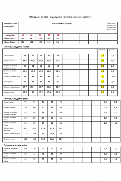 Блуза, жакет, юбка Мода Юрс 25-2808 синий_цветы - фото 10