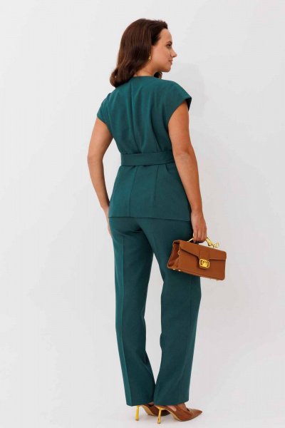 Брюки, жилет Mislana 1252 морская_волна - фото 4