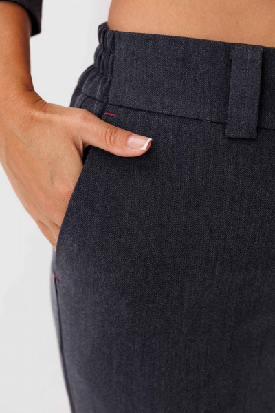 Брюки, жакет Mislana 1249 полоска_розовая - фото 2