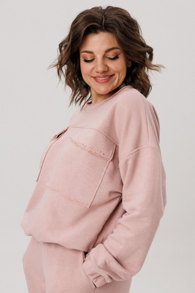 Брюки, свитшот Anelli 1725 сладость_личи - фото 8