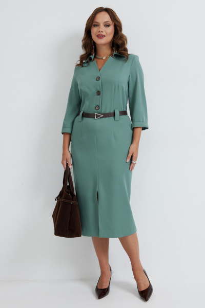 Платье Твой имидж 2257 мята - фото 2