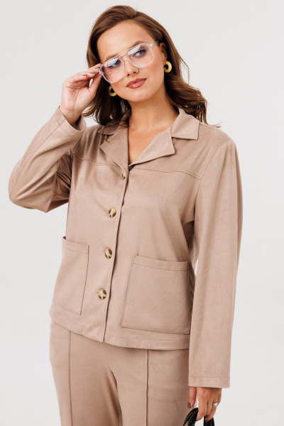 Брюки, жакет Mubliz 278 бежевый - фото 5