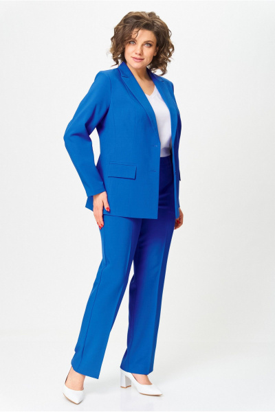 Брюки, жакет БелЭльСтиль 412-_3_03_22+596-2_79_22 василек - фото 5