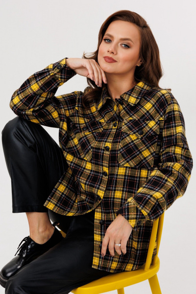 Брюки, рубашка Mubliz 282 желтый-черный - фото 12