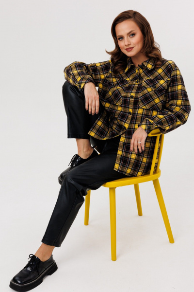 Брюки, рубашка Mubliz 282 желтый-черный - фото 11