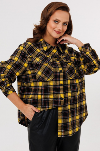 Брюки, рубашка Mubliz 282 желтый-черный - фото 9