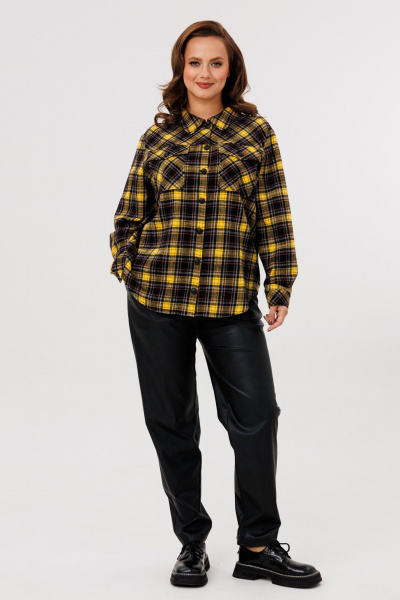 Брюки, рубашка Mubliz 282 желтый-черный - фото 7